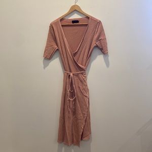 hatch maternity wrap dress